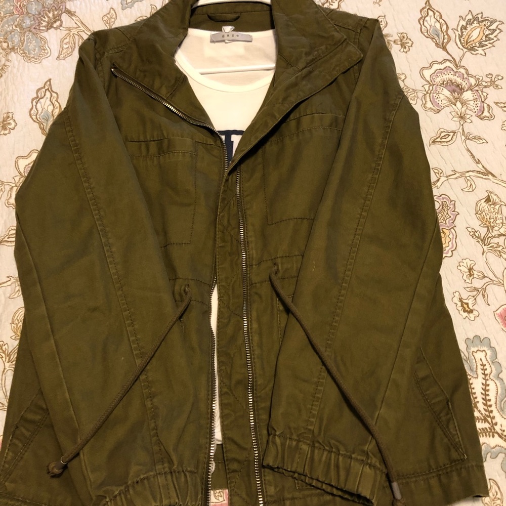 Green old navy jacket